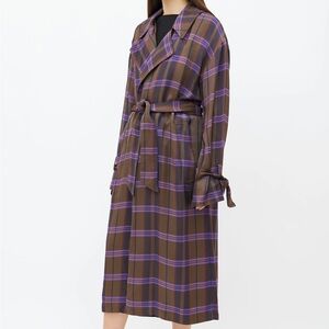Le Fou by Wilfred Purple and Brown Trench